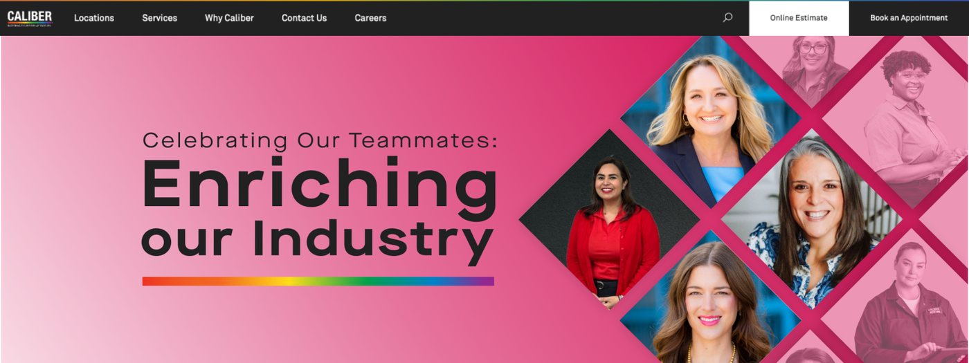 Enriching Our Industry campaign landing page